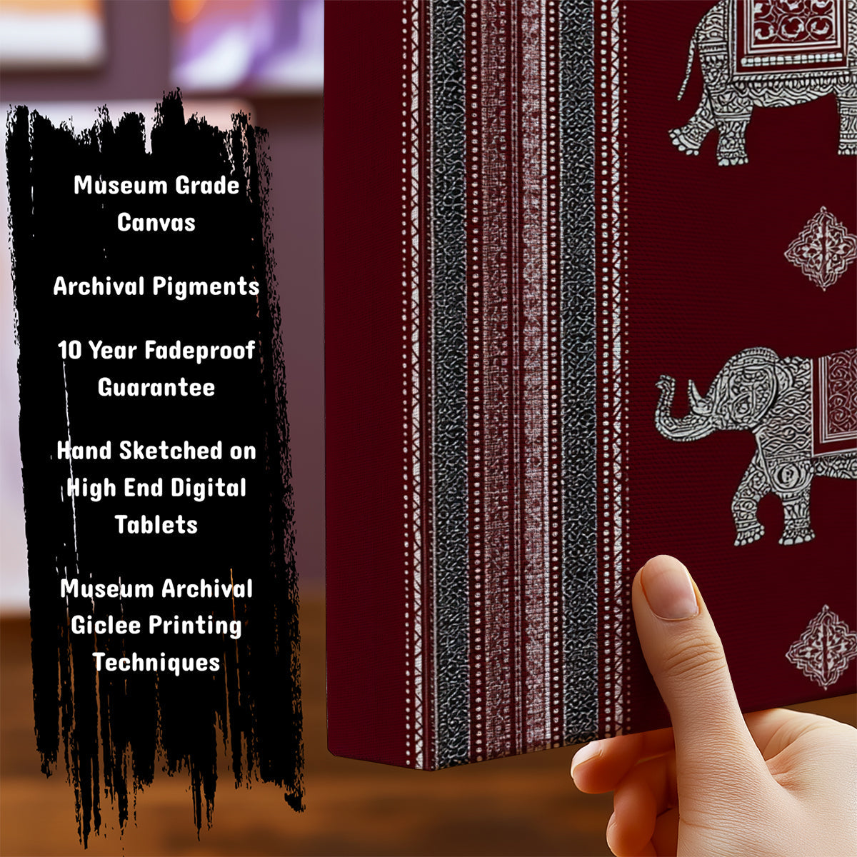 Information about Indian Art Canvas Art Print