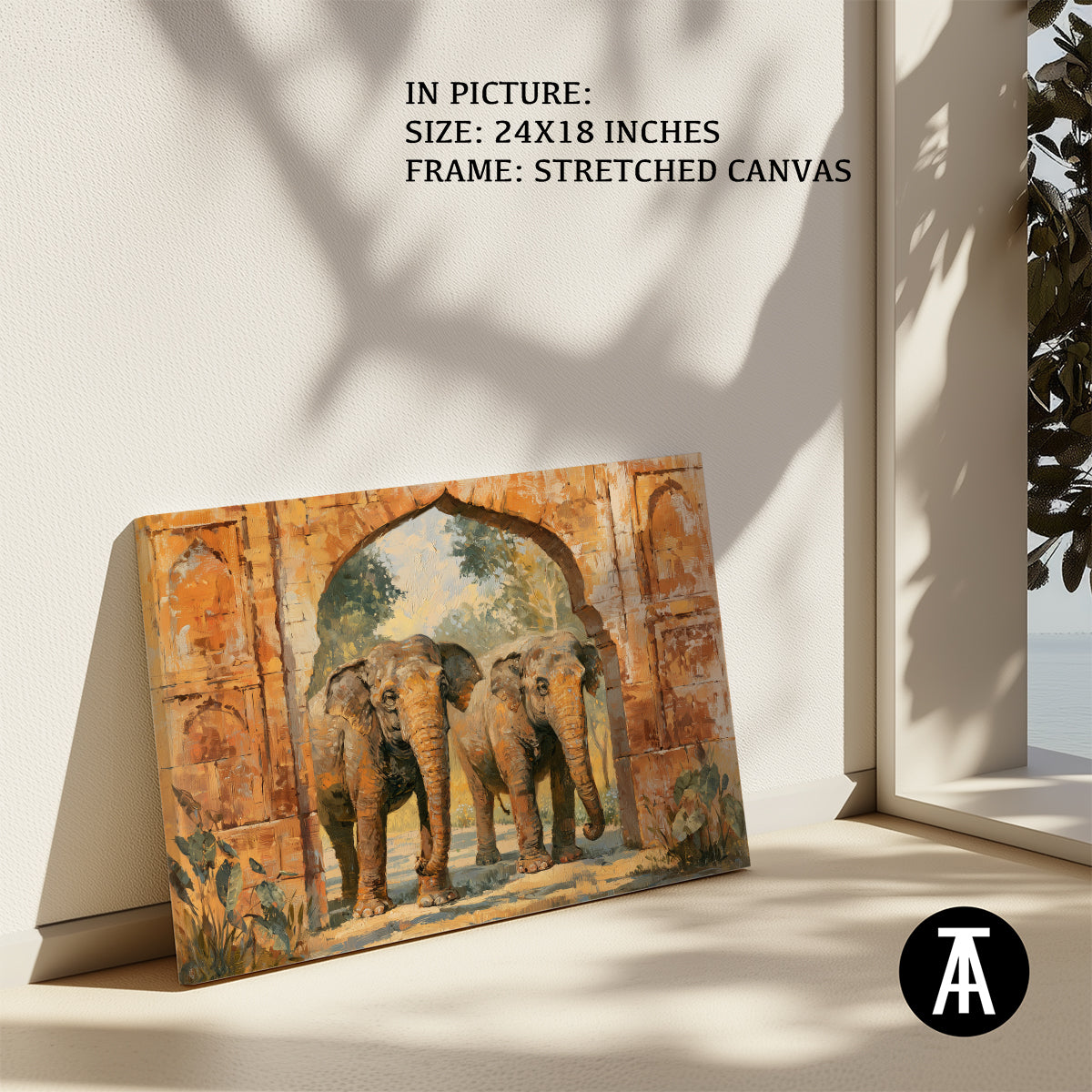 Artwork as Stretched Canvas