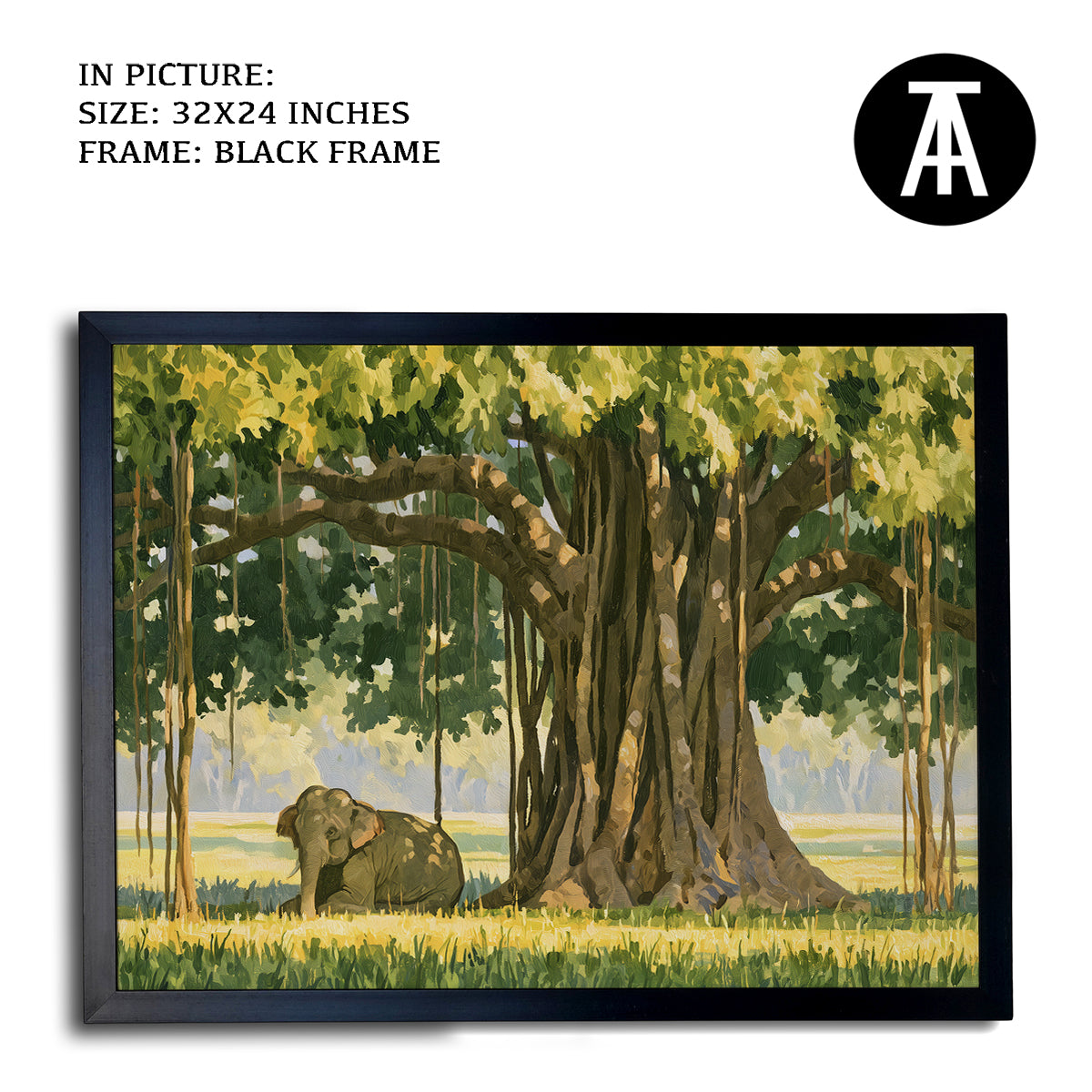 Artwork in Black Frame