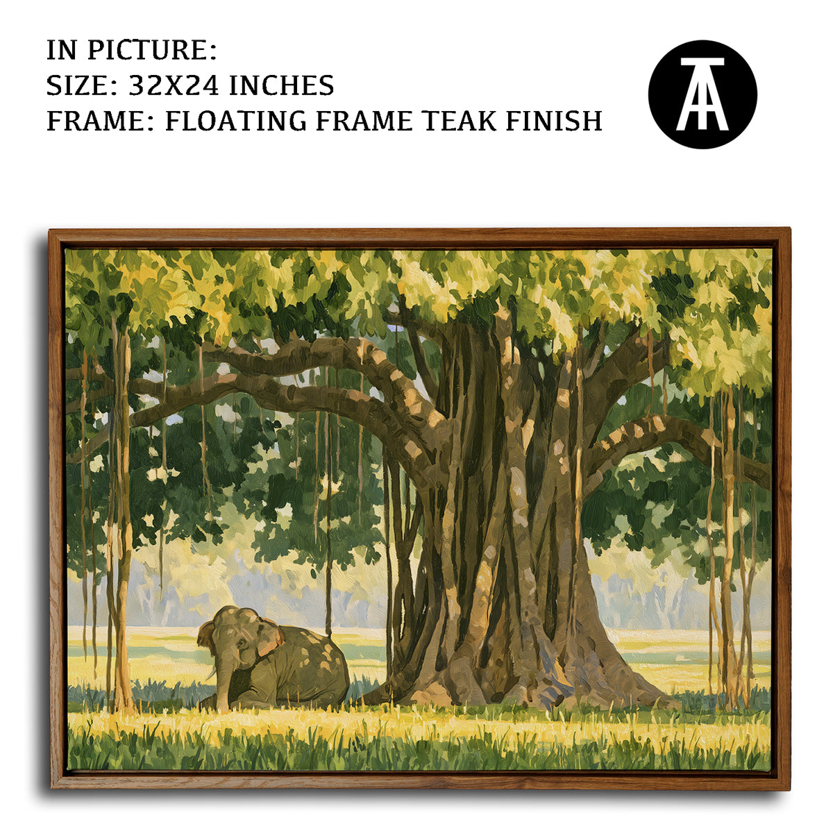 Artwork in Floating Frame