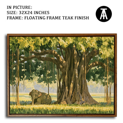 Artwork in Floating Frame