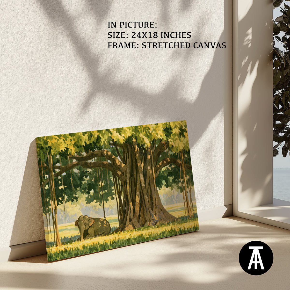 Artwork as Stretched Canvas