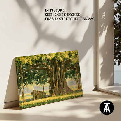 Artwork as Stretched Canvas