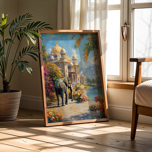 Heritage Indian Painting in a Lifestyle Setting