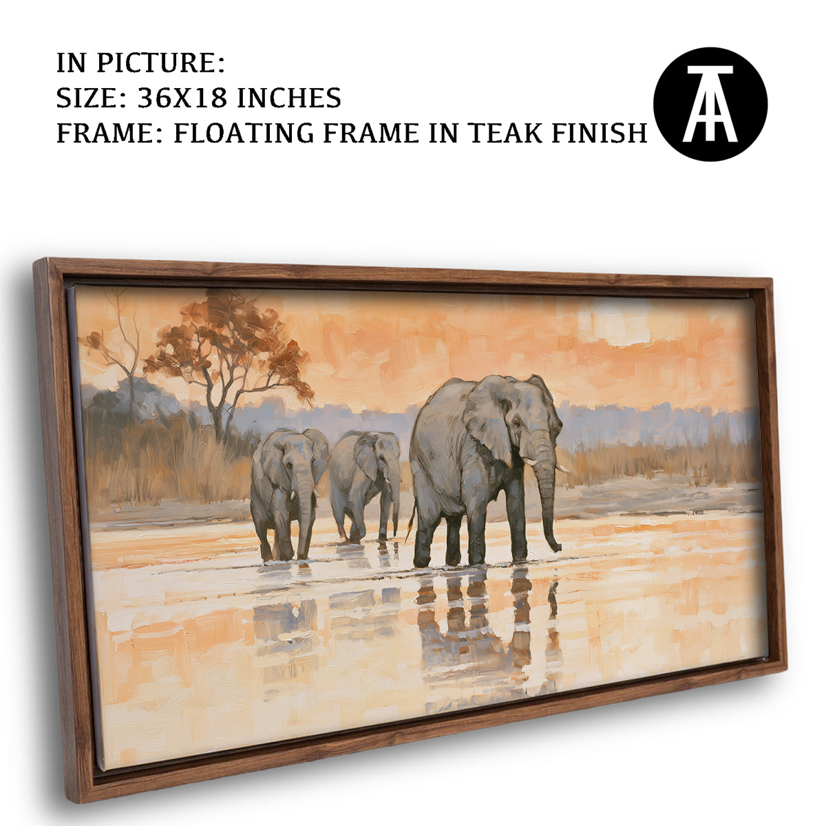 Artwork in Floating Frame