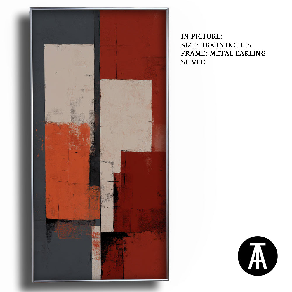 Artwork in Metal Earling Silver Frame