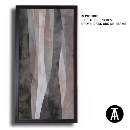 Artwork in Metal Champagne Gold Frame