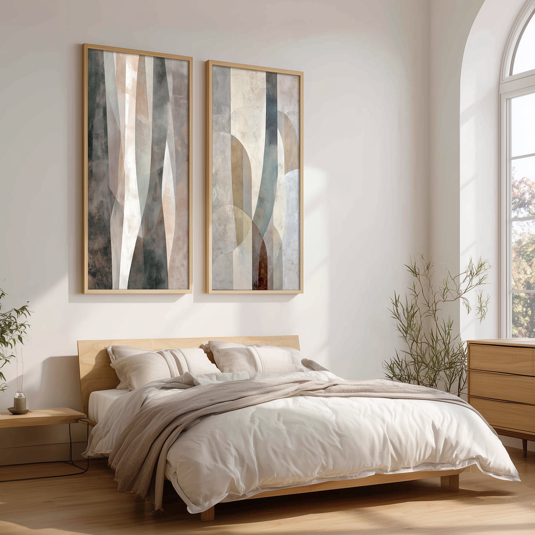Abstract Artwork Set in a Lifestyle Setting