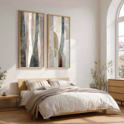 Abstract Artwork Set in a Lifestyle Setting
