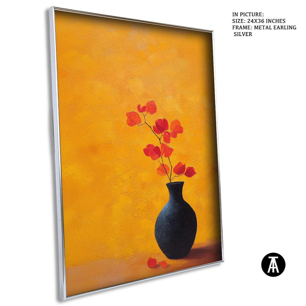 Artwork in Metal Earling Silver Frame