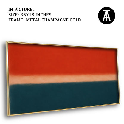 Artwork in Metal Champagne Gold Frame