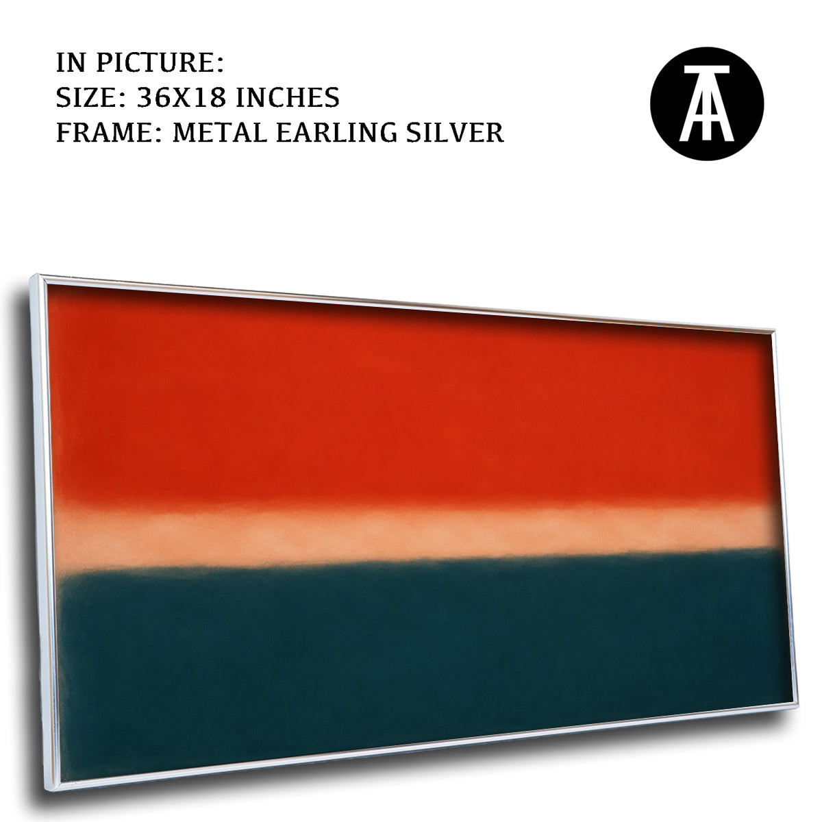 Artwork in Metal Earling Silver Frame