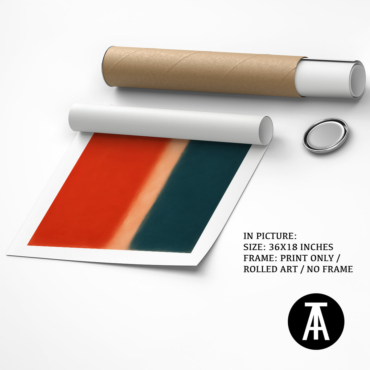 Artwork as Print Only / Rolled Art