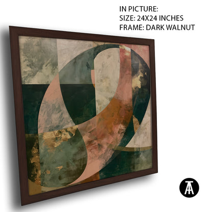 Artwork in Dark Walnut Frame