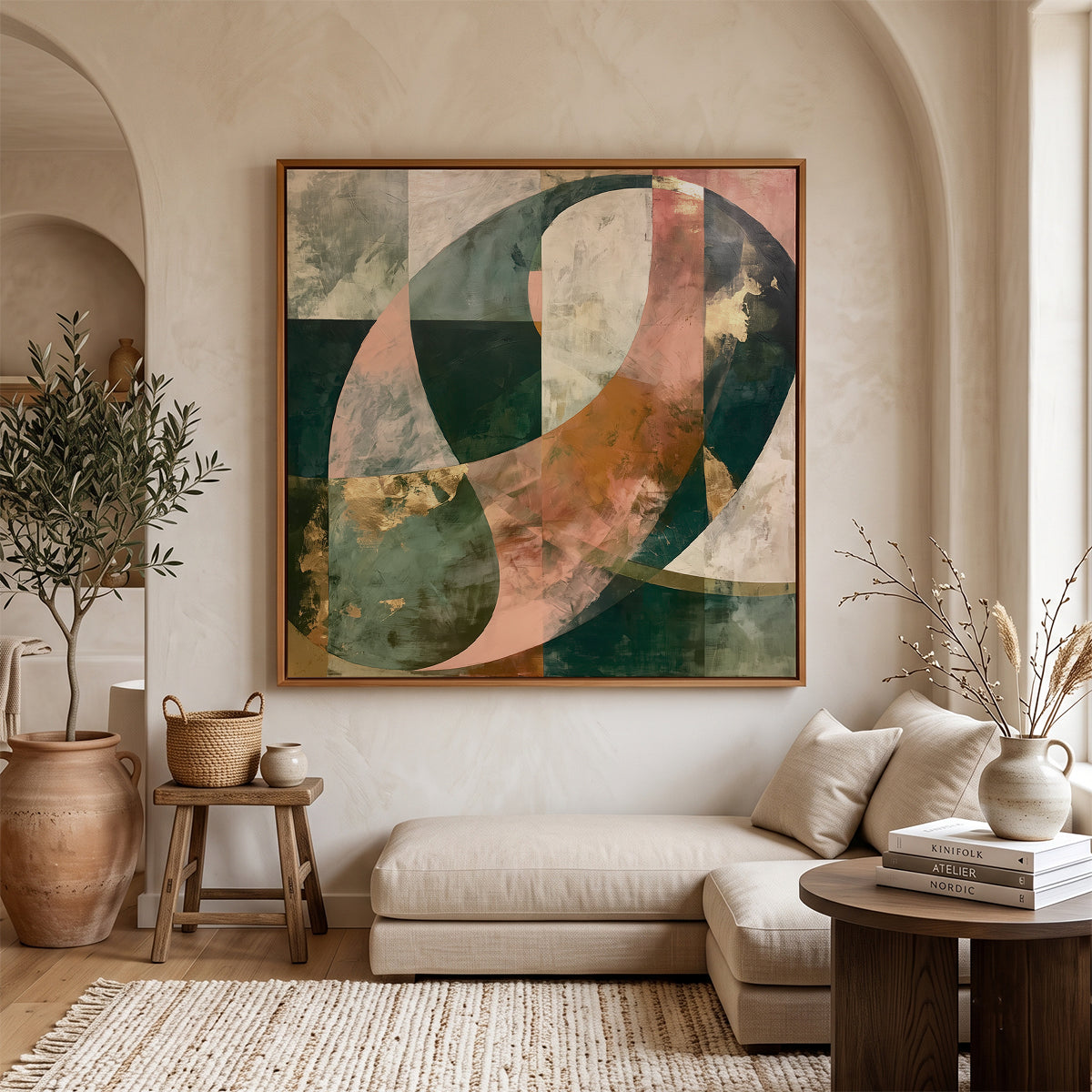 Abstract Art in a Lifestyle Setting