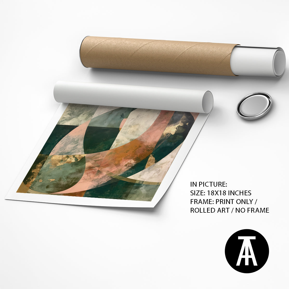 Artwork as Print Only / Rolled Art