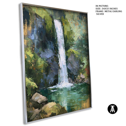 Artwork in Metal Earling Silver Frame