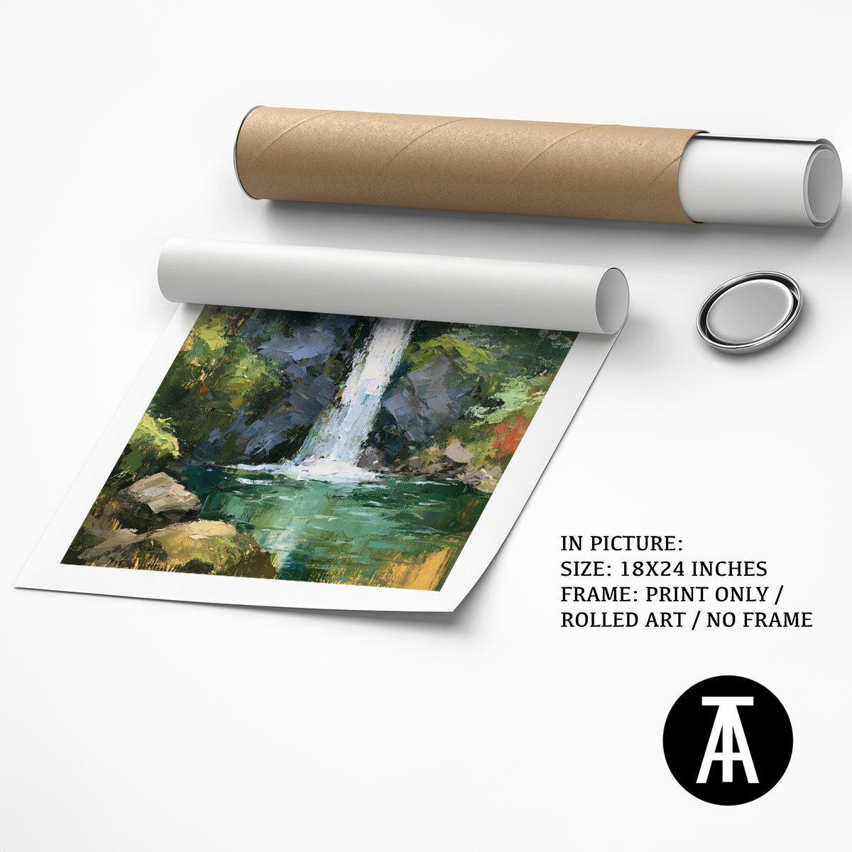 Artwork as Print Only / Rolled Art