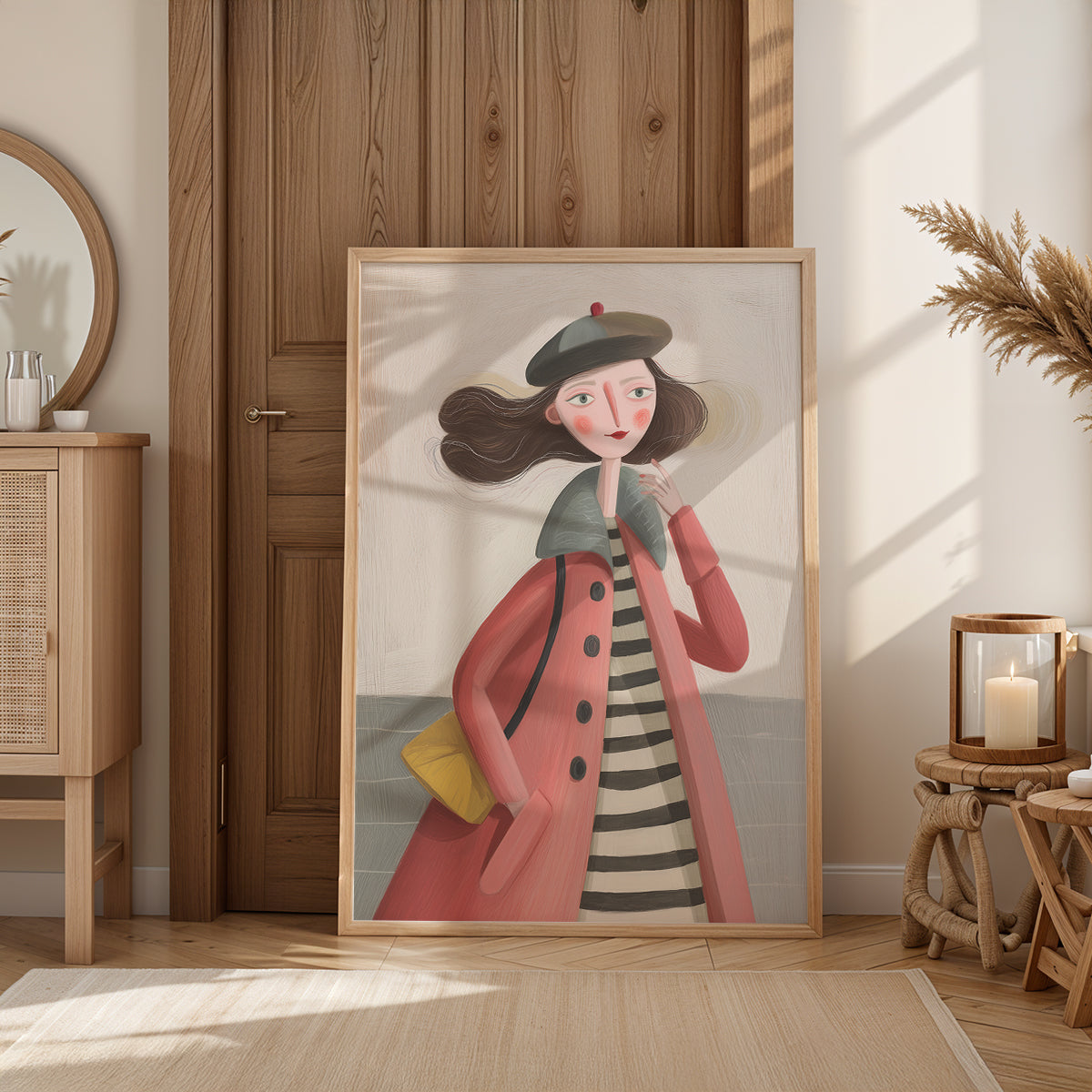 Painting in a Lifestyle Setting