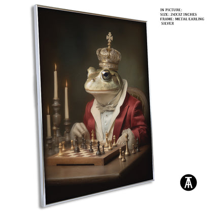 Artwork in Metal Earling Silver Frame