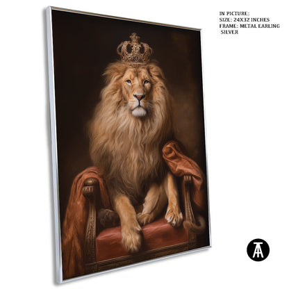 Artwork in Metal Earling Silver Frame