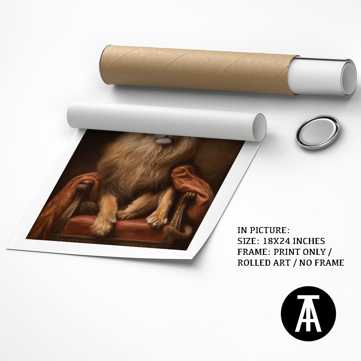 Artwork as Print Only or Rolled Art