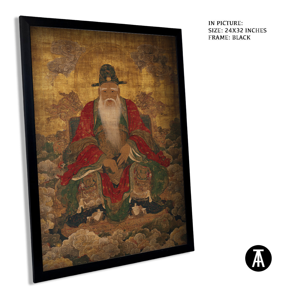 Artwork in Metal Earling Silver Frame