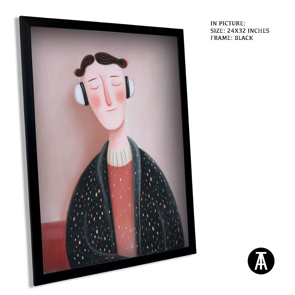 Artwork in Black Frame