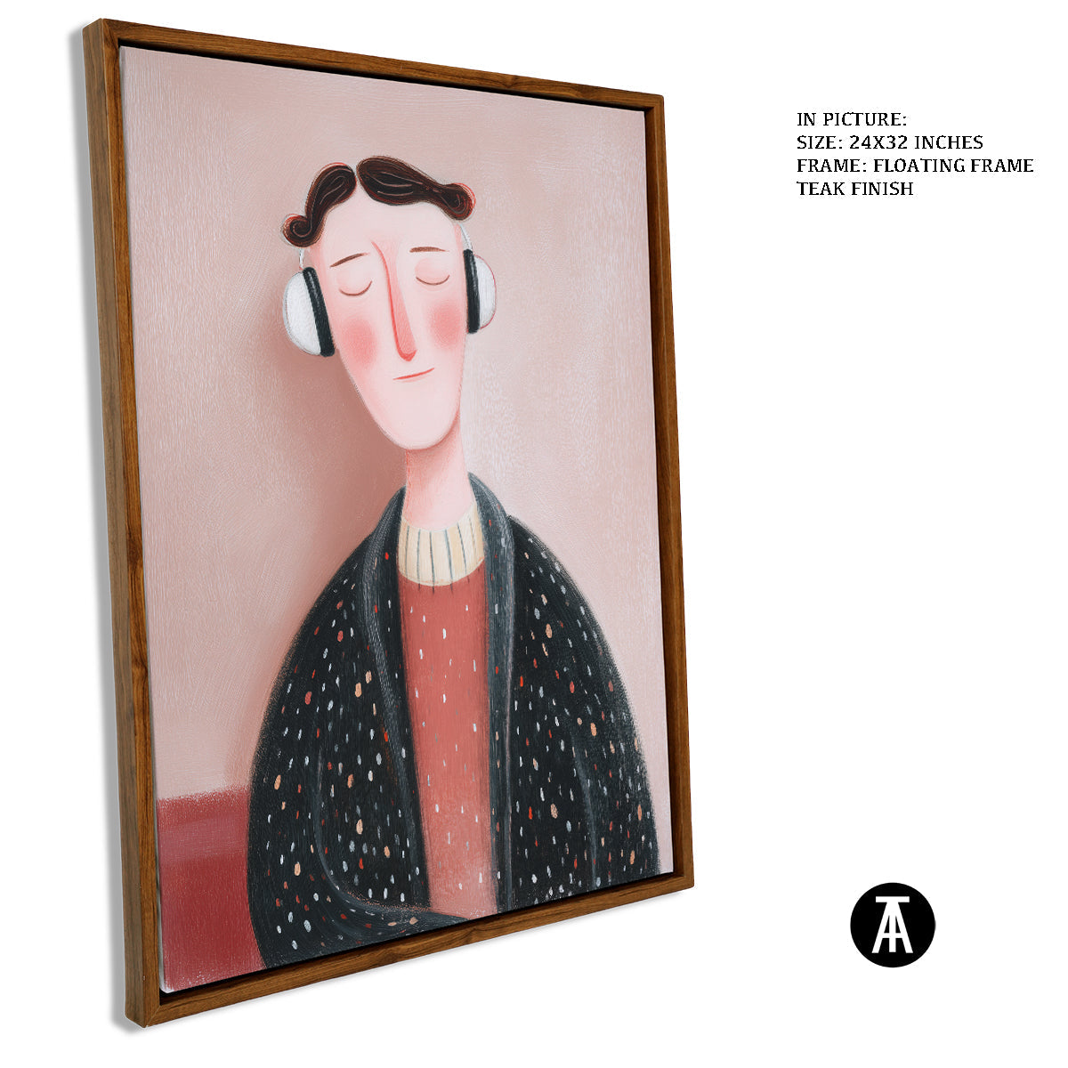 Artwork in Floating Frame