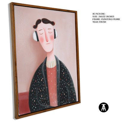 Artwork in Floating Frame