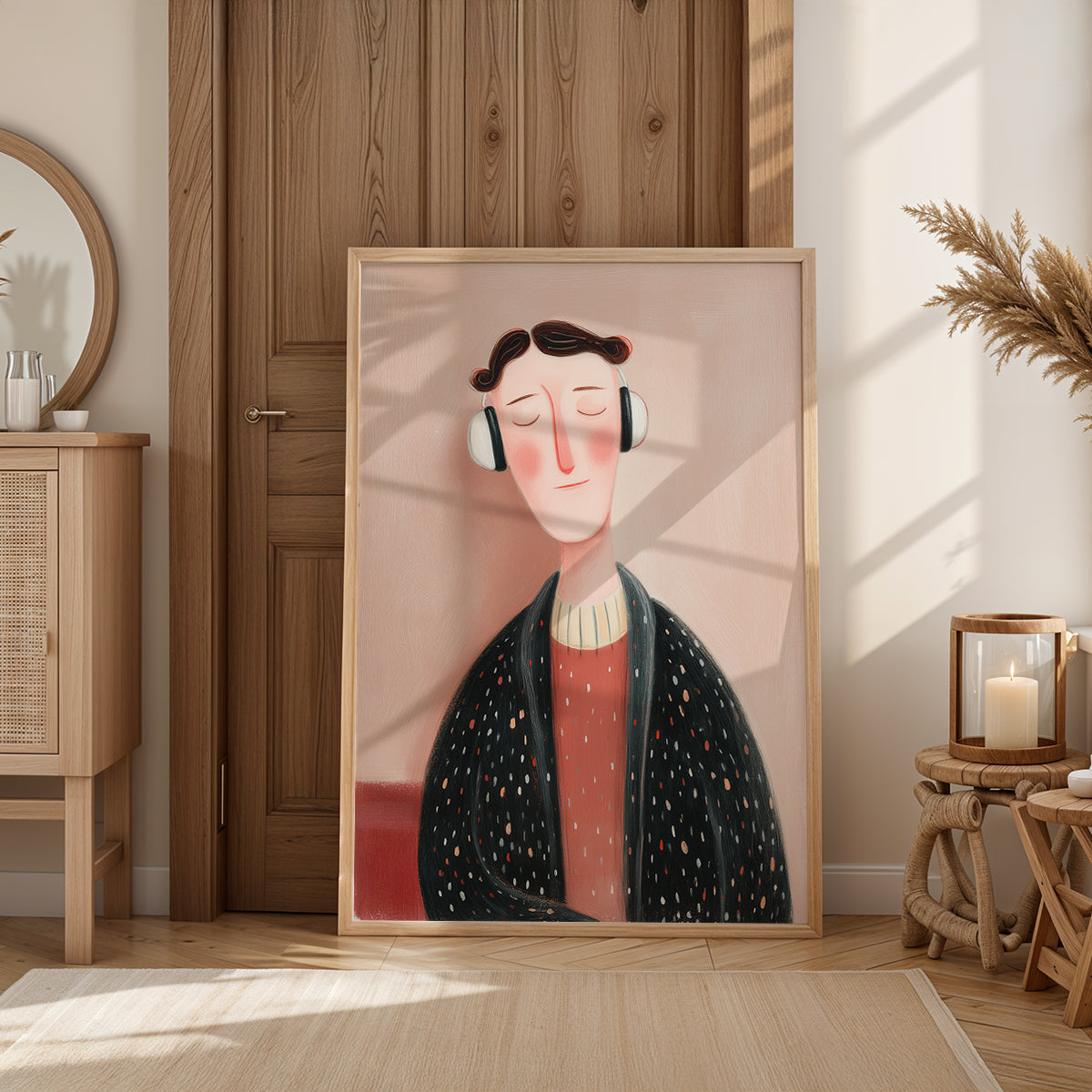 Painting in a Lifestyle Setting