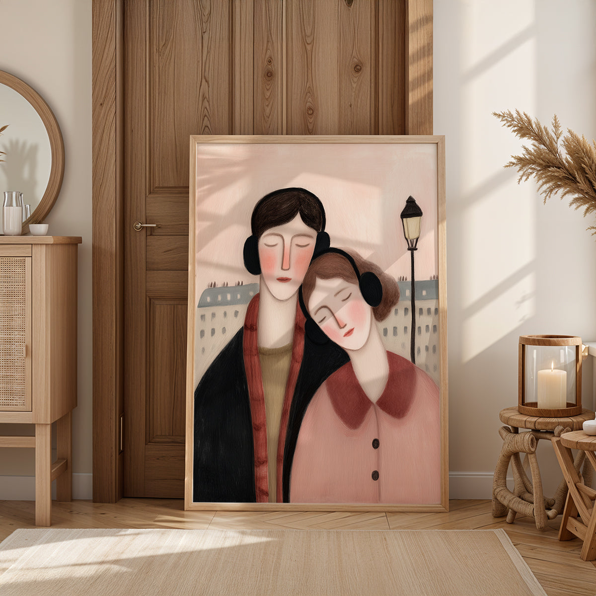 Painting in a Lifestyle Setting