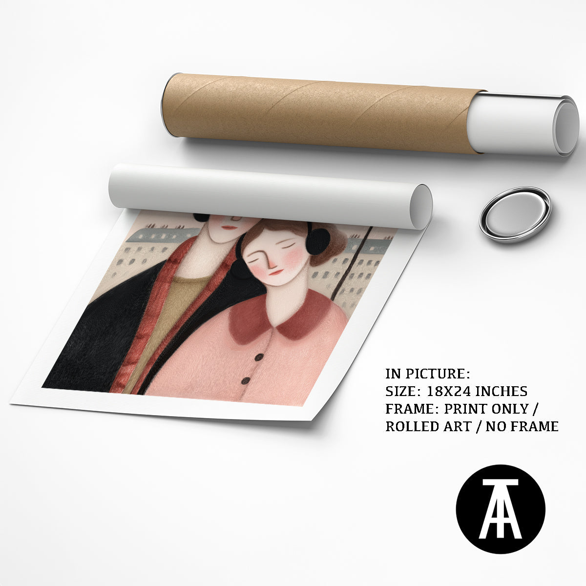 Artwork as Print Only or Rolled Art