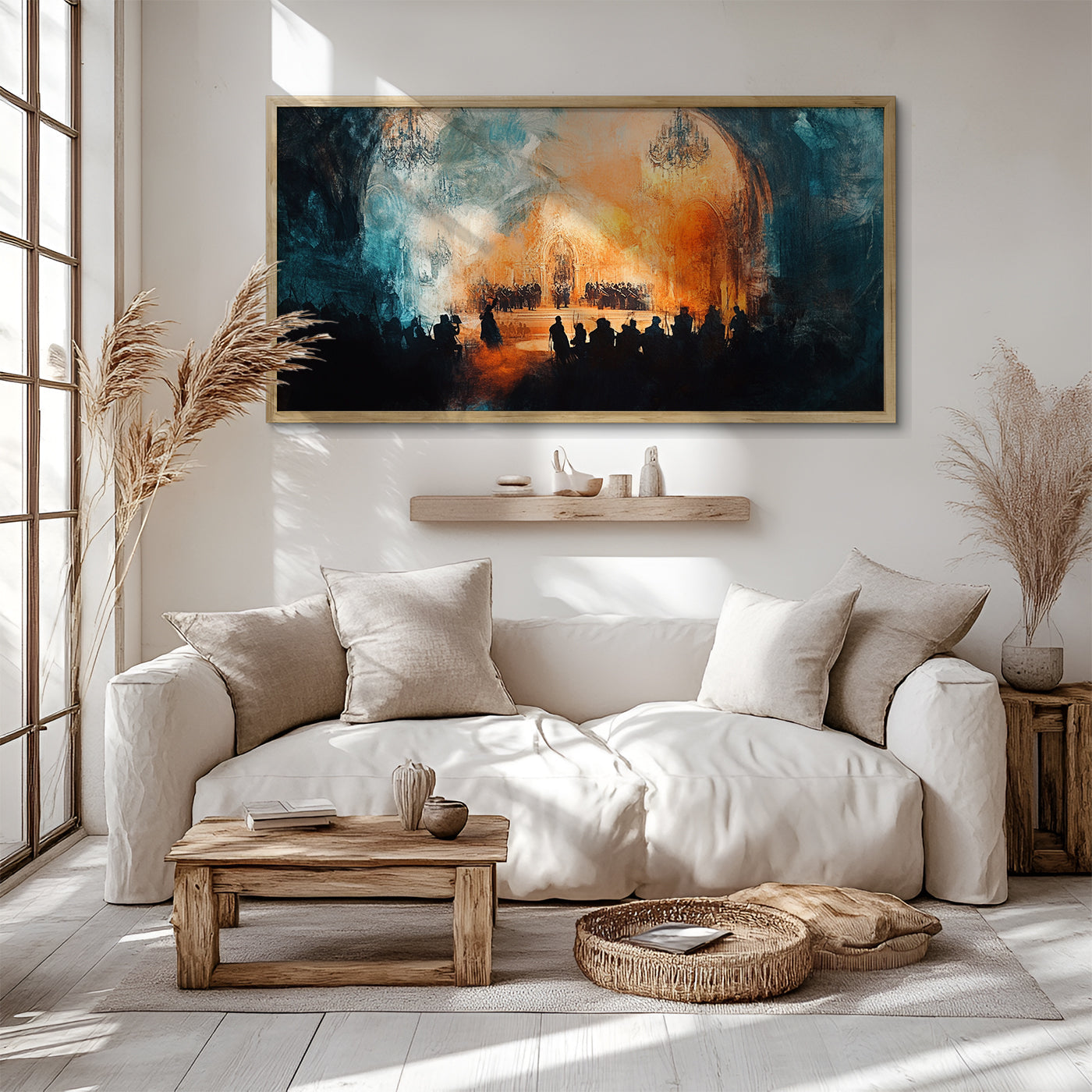 Modern Art in a Lifestyle Setting