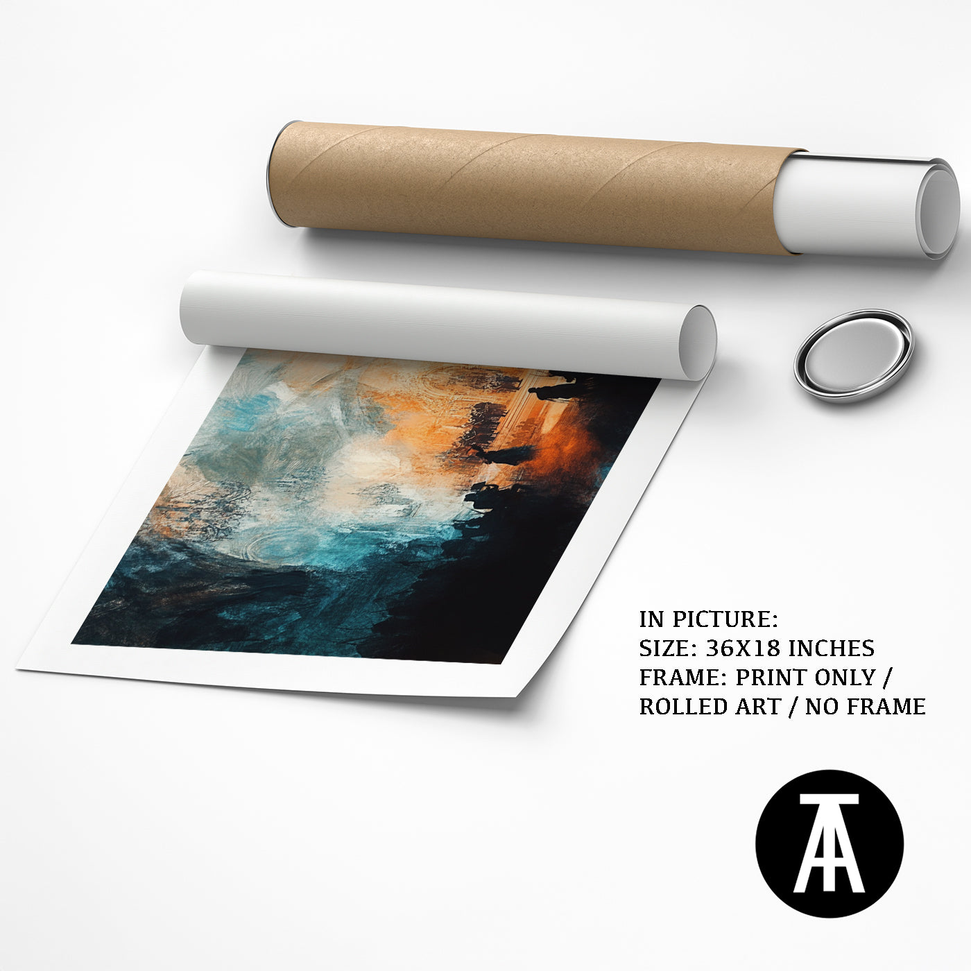 Artwork as Print Only or Rolled Art