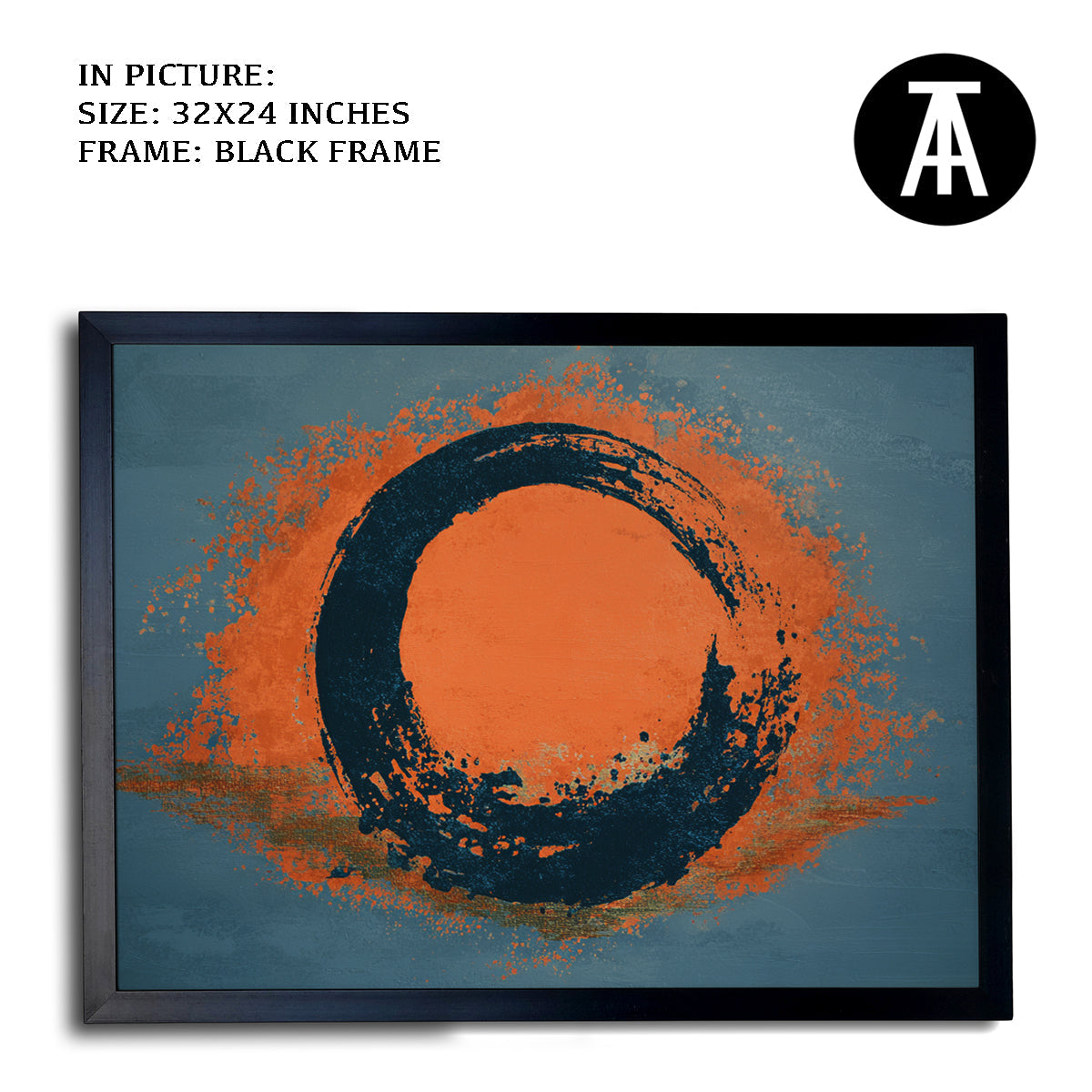 Artwork in Metal Earling Silver Frame