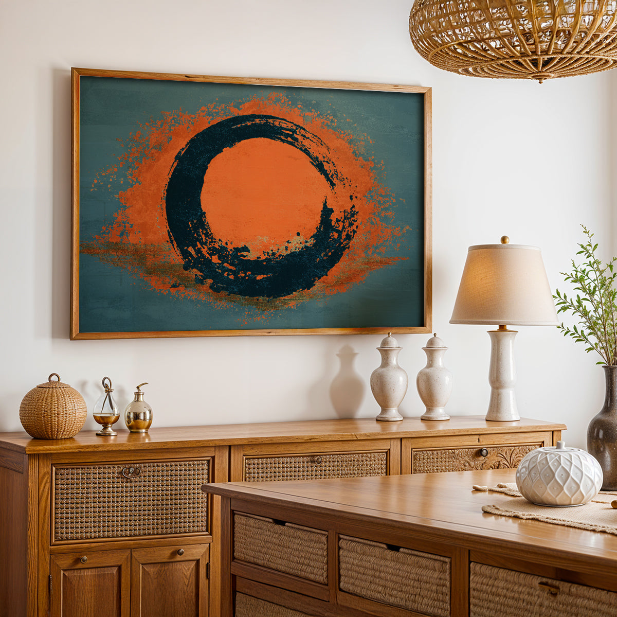 Japanese Painting in a Lifestyle Setting