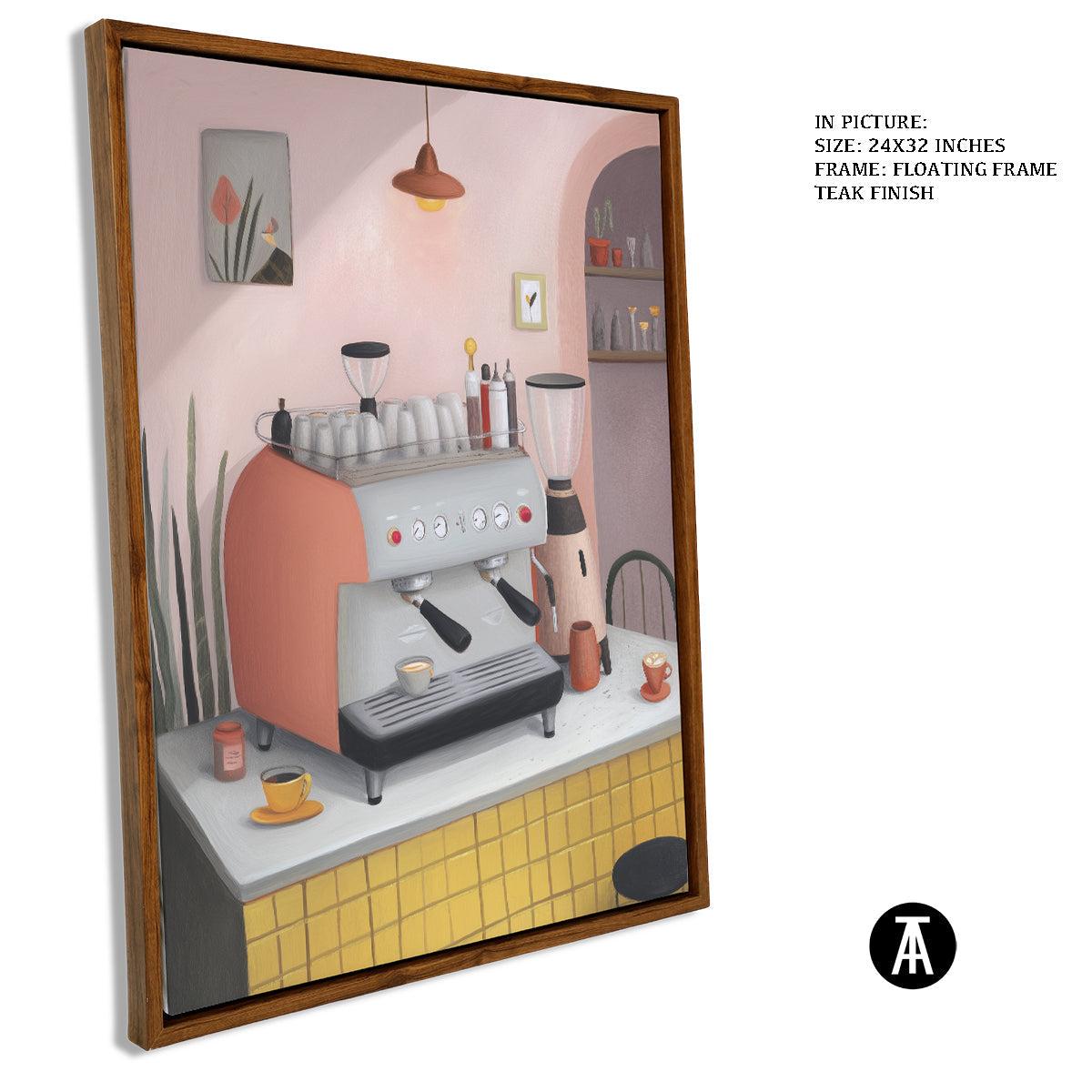 Artwork in Floating Frame