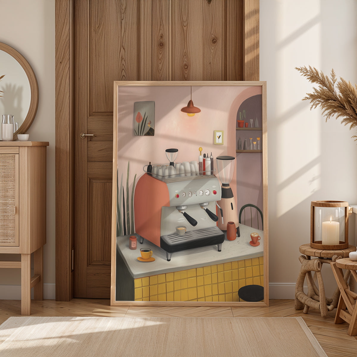 Painting in a Lifestyle Setting