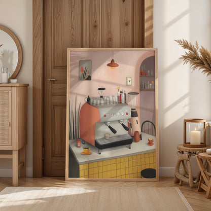 Painting in a Lifestyle Setting