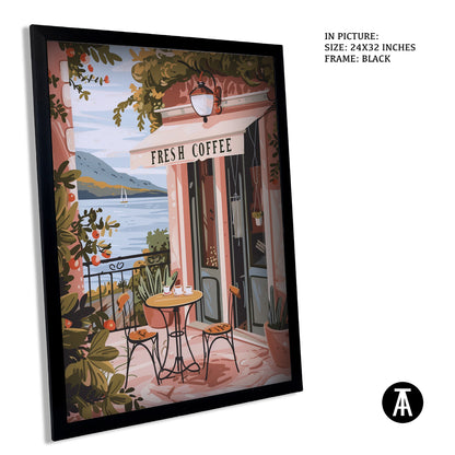 Sample Artwork in Black Frame