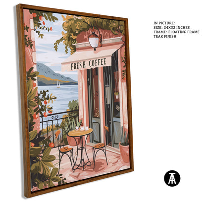 Sample Artwork in Floating Frame
