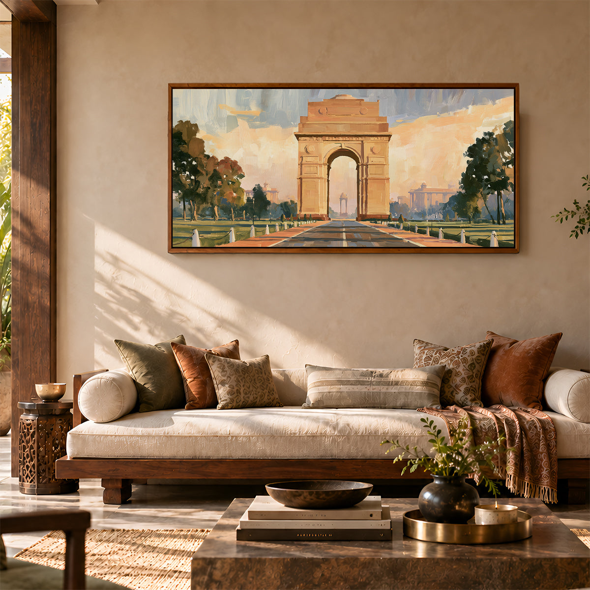 Indian Artwork in a Lifestyle Setting