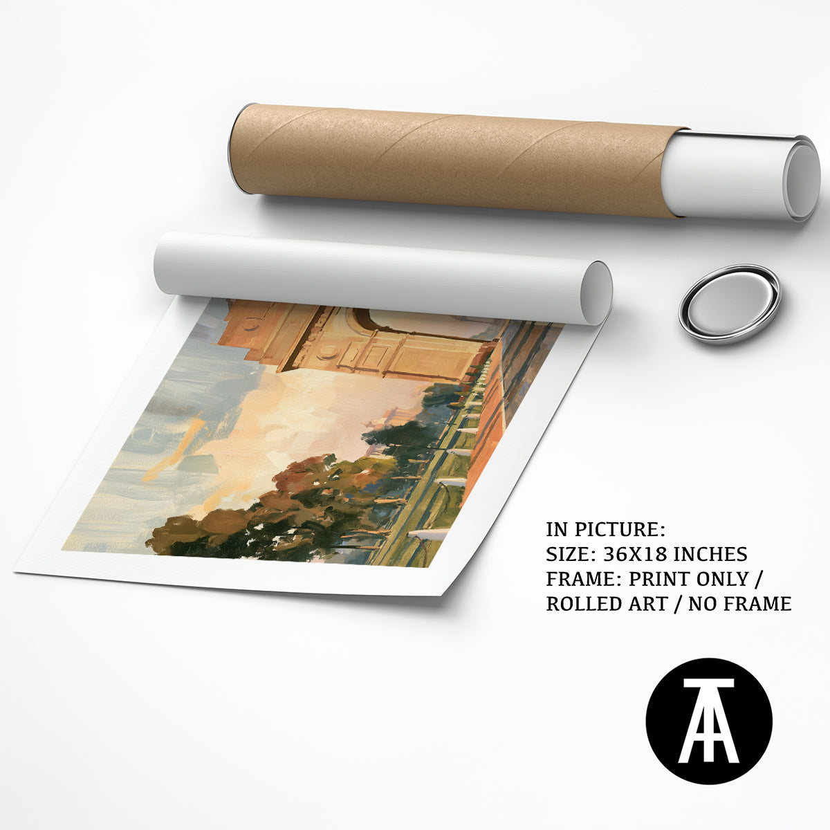 Artwork as Print Only or Rolled Art