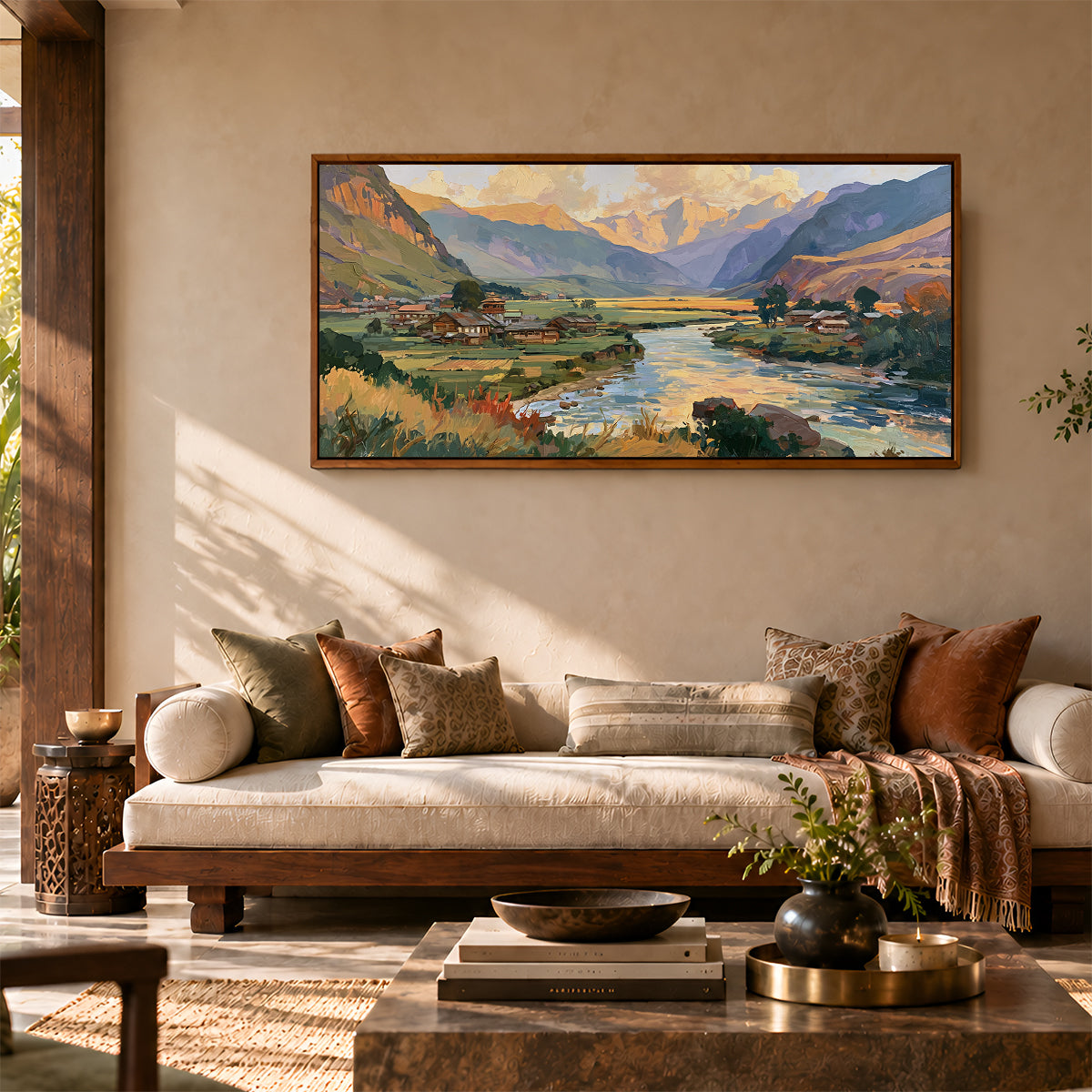 Indian Artwork in a Lifestyle Setting