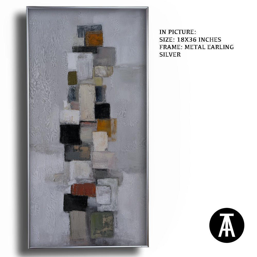 Artwork in Metal Earling Silver Frame