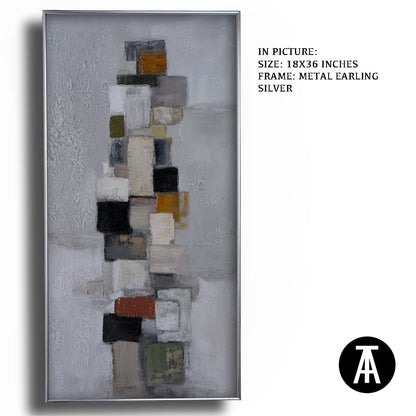 Artwork in Metal Earling Silver Frame