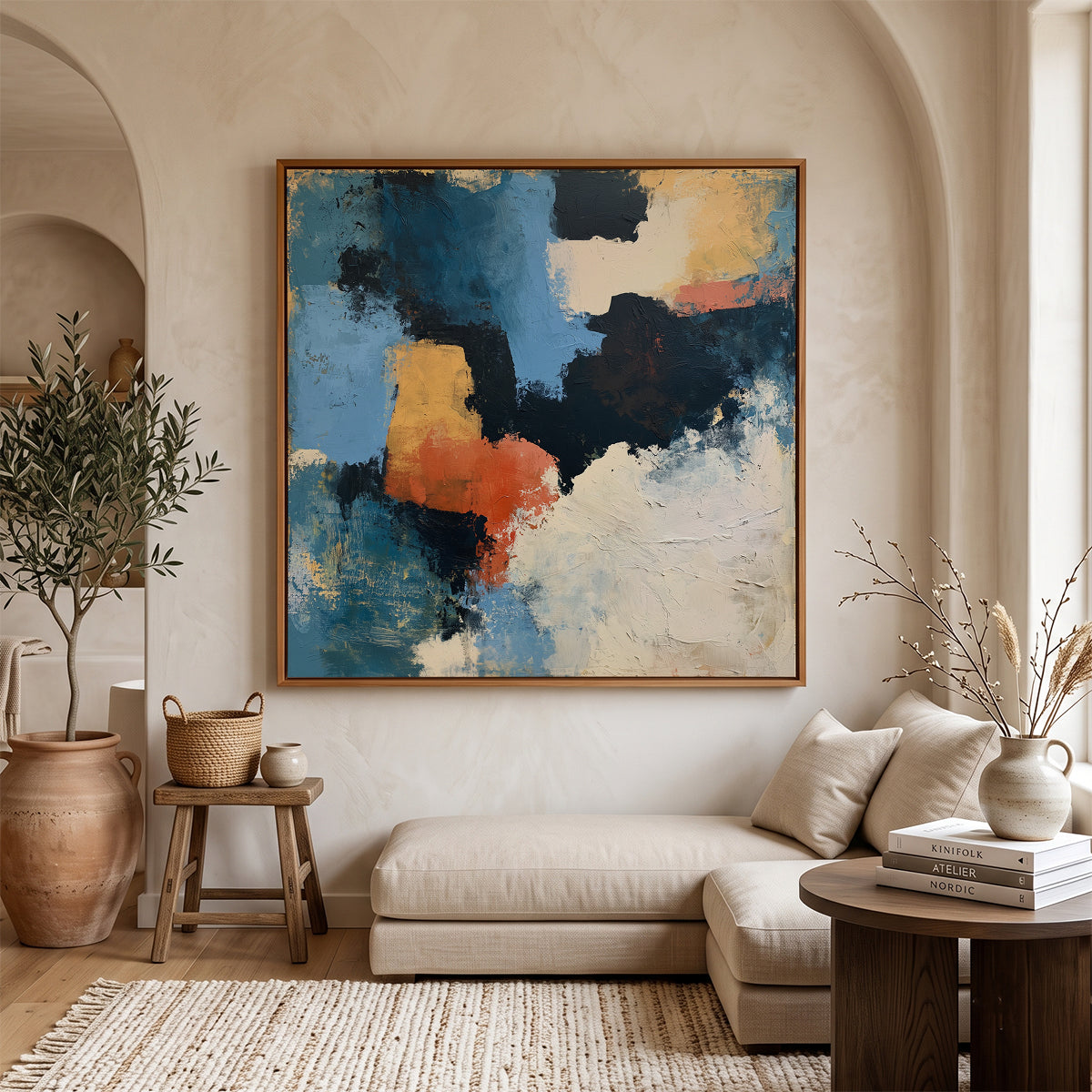 Abstract Art in a Lifestyle Setting
