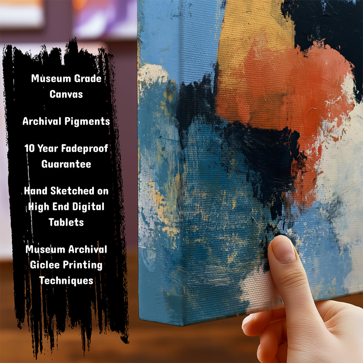 Information about Abstract Art Print