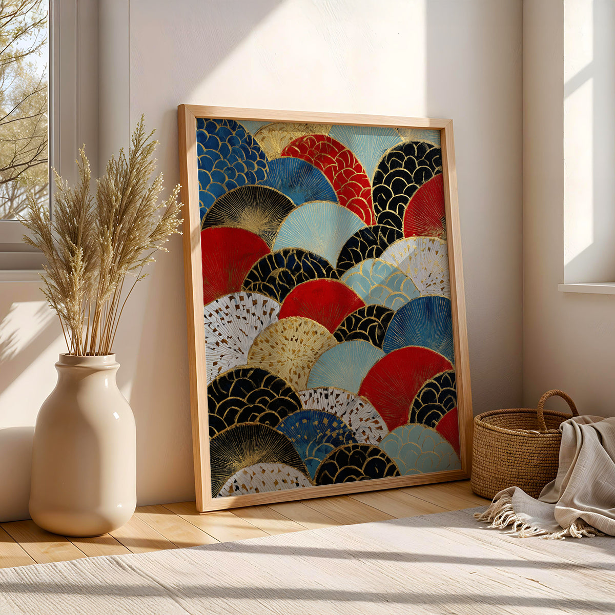 Japanese Painting in a Lifestyle Setting